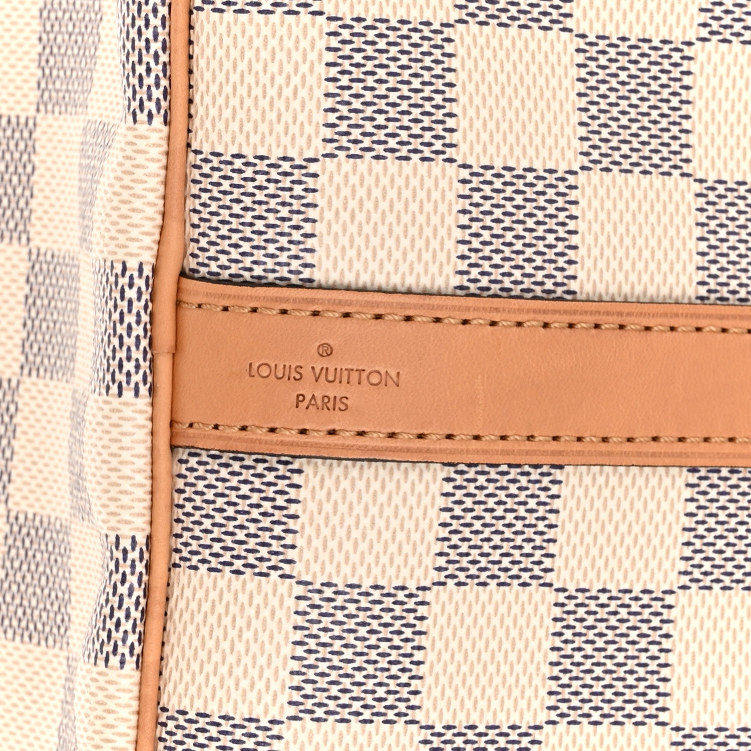 Louis Vuitton Damier Azur Braided Speedy Bandouliere 30 Blue 7 of 10