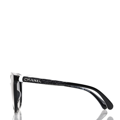 Chanel Acetate Metal Polarized Pantos Sunglasses 5440-A Black 3 of 9
