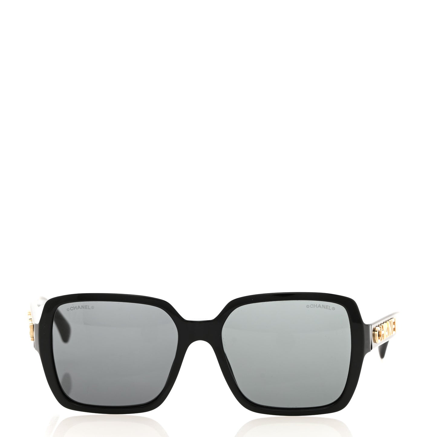Acetate Square Sunglasses 5408 Black