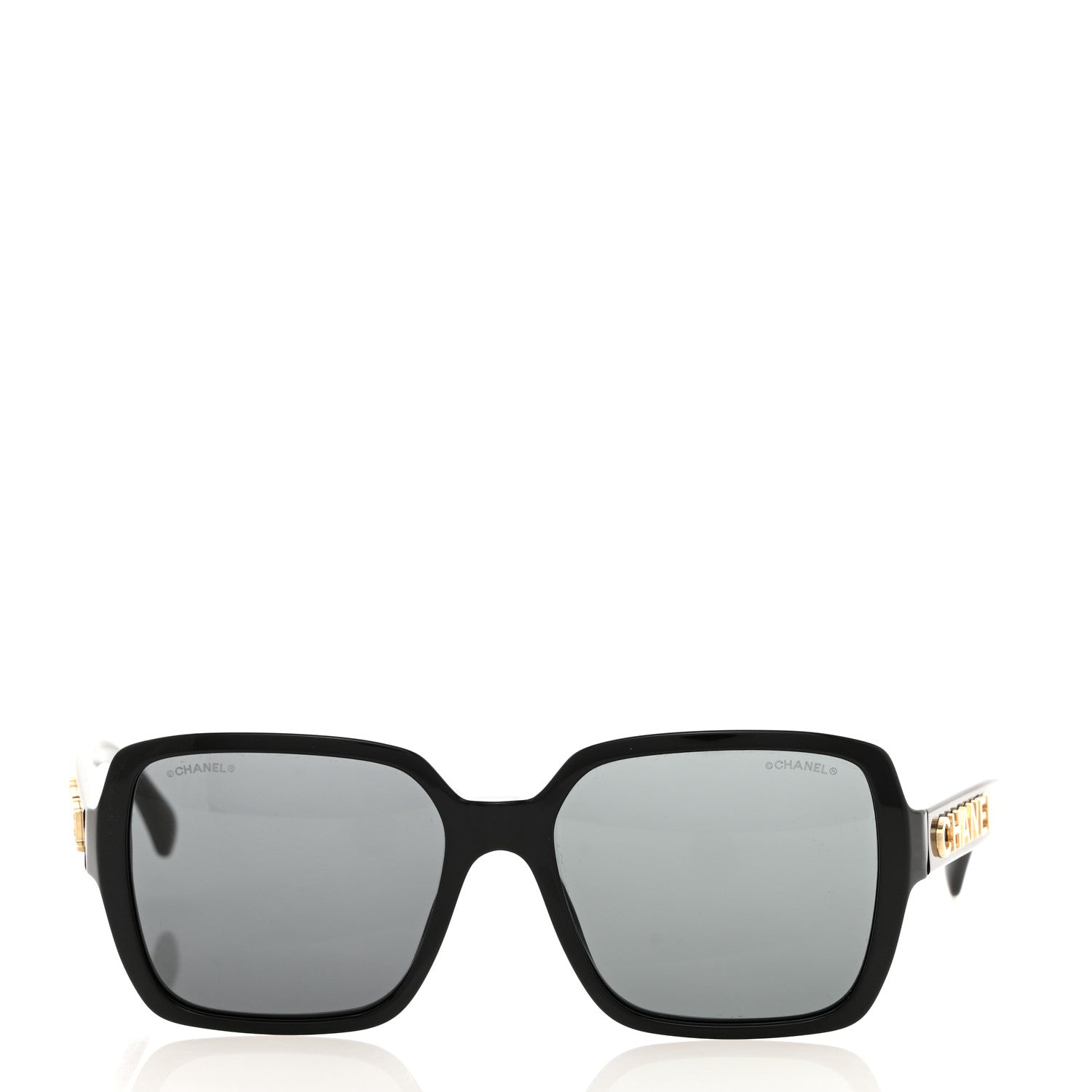 Chanel Acetate Square Sunglasses 5408 Black 2 of 8