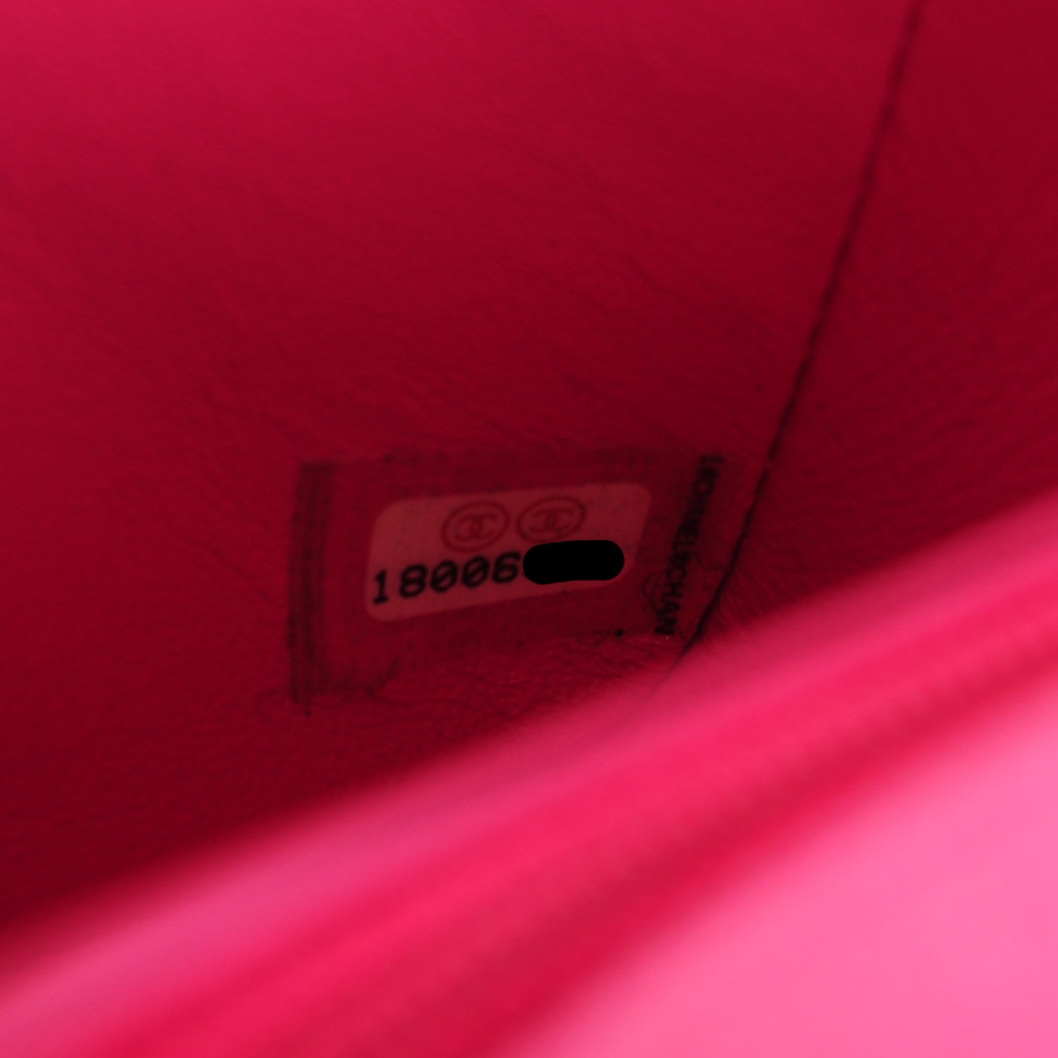 Chanel Iridescent Caviar Quilted Mini Square Flap Hot Pink 8 of 8