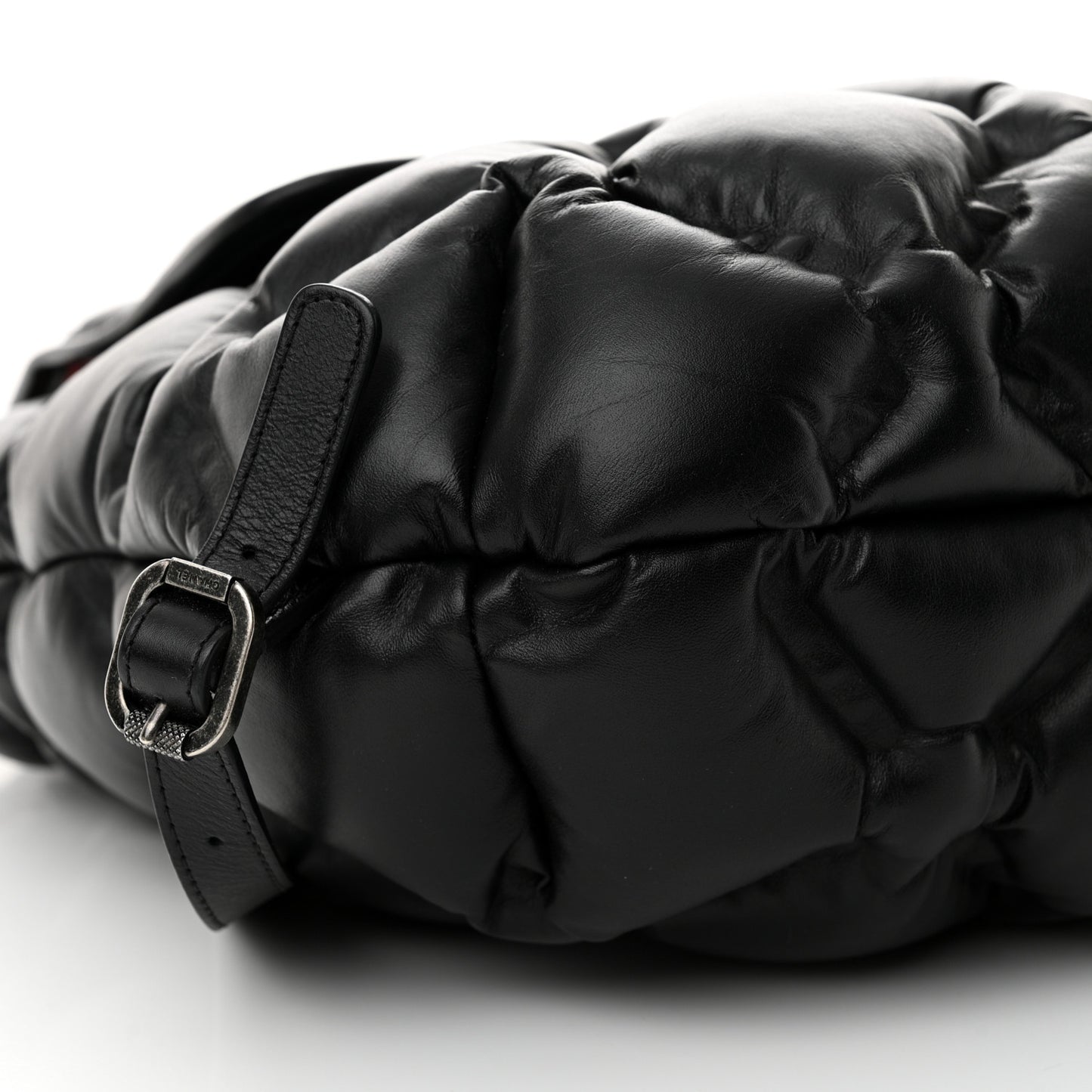 Calfskin Quilted Chesterfield Backpack Black