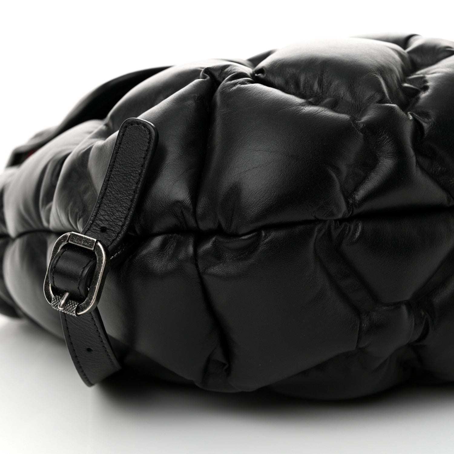 Chanel Calfskin Quilted Chesterfield Backpack Black 9 of 11