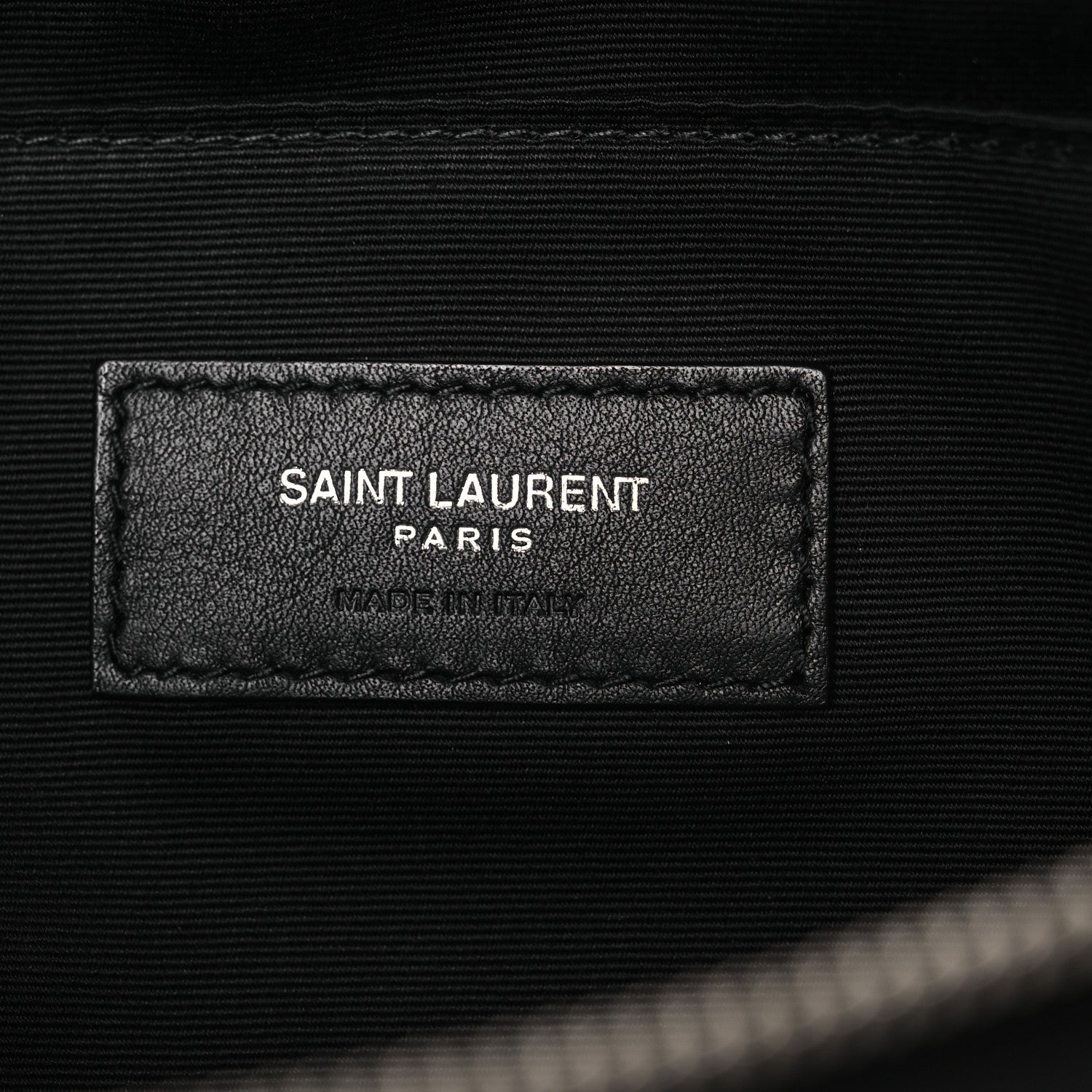 Saint Laurent Canvas Monogram Belt Bag Black 5 of 10