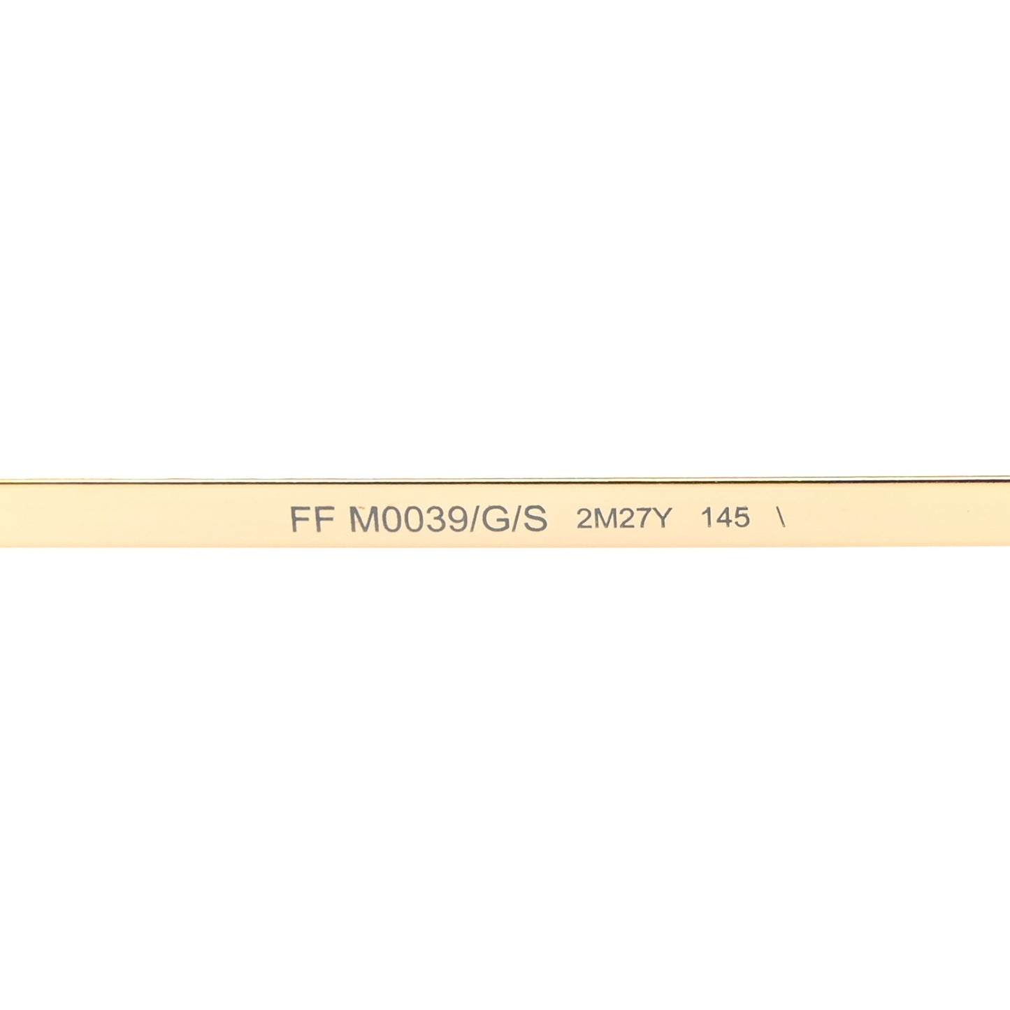 FF Fabulous Shield Sunglasses FF M0039/G/S Black