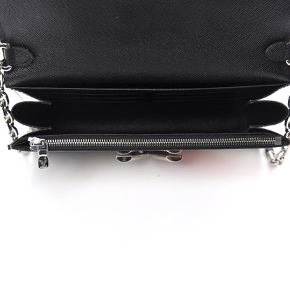 Louis Vuitton Epi Reverse Monogram Twist Chain Wallet Rose Ballerine 5 of 10