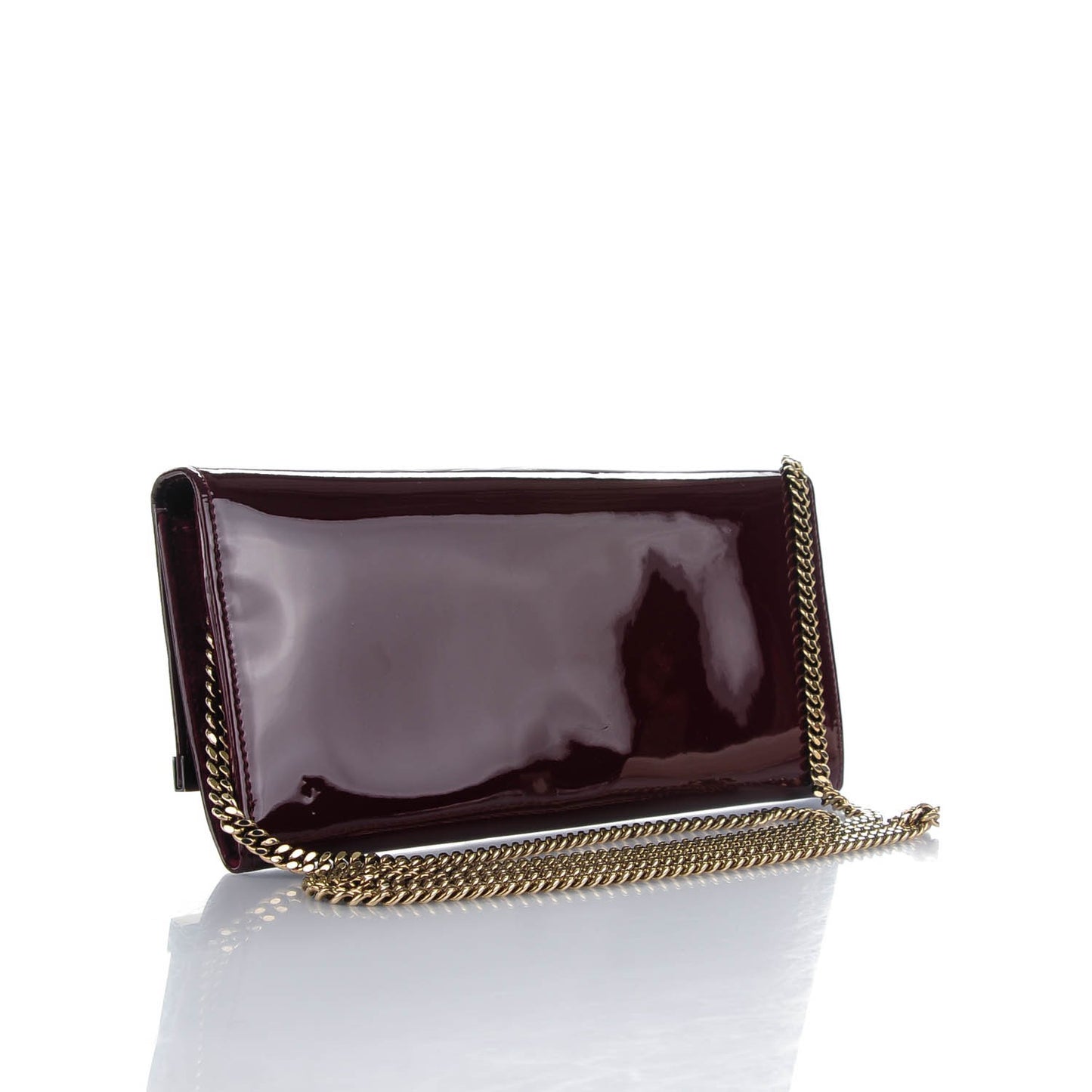 Patent Milla Wallet on Chain Bordeaux