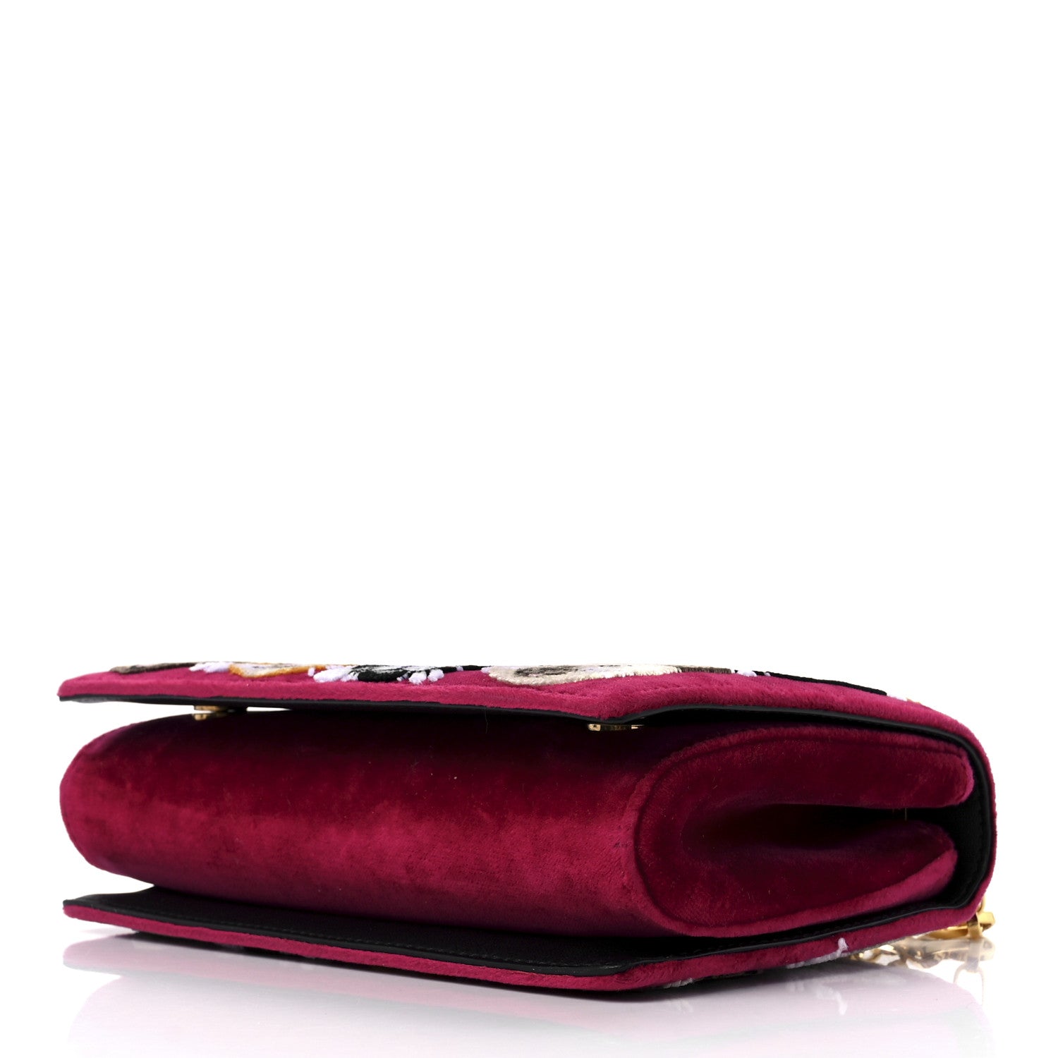 Dolce & Gabbana Velvet Cats Shoulder Bag Multicolor 8 of 10