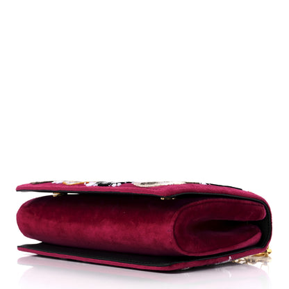 Dolce & Gabbana Velvet Cats Shoulder Bag Multicolor 8 of 10
