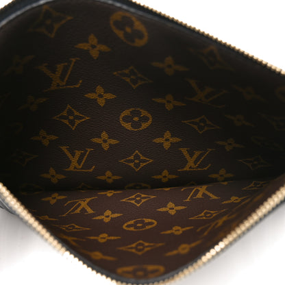 Louis Vuitton Calfskin Neverfull Inside Out MM Pochette Black 5 of 6