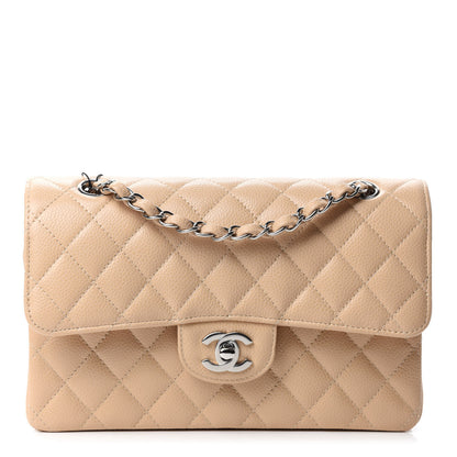 Chanel Caviar Quilted Small Double Flap Beige 1 of 13