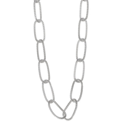 Tiffany Sterling Silver Paloma Picasso Mesh Link Toggle Necklace 1 of 5