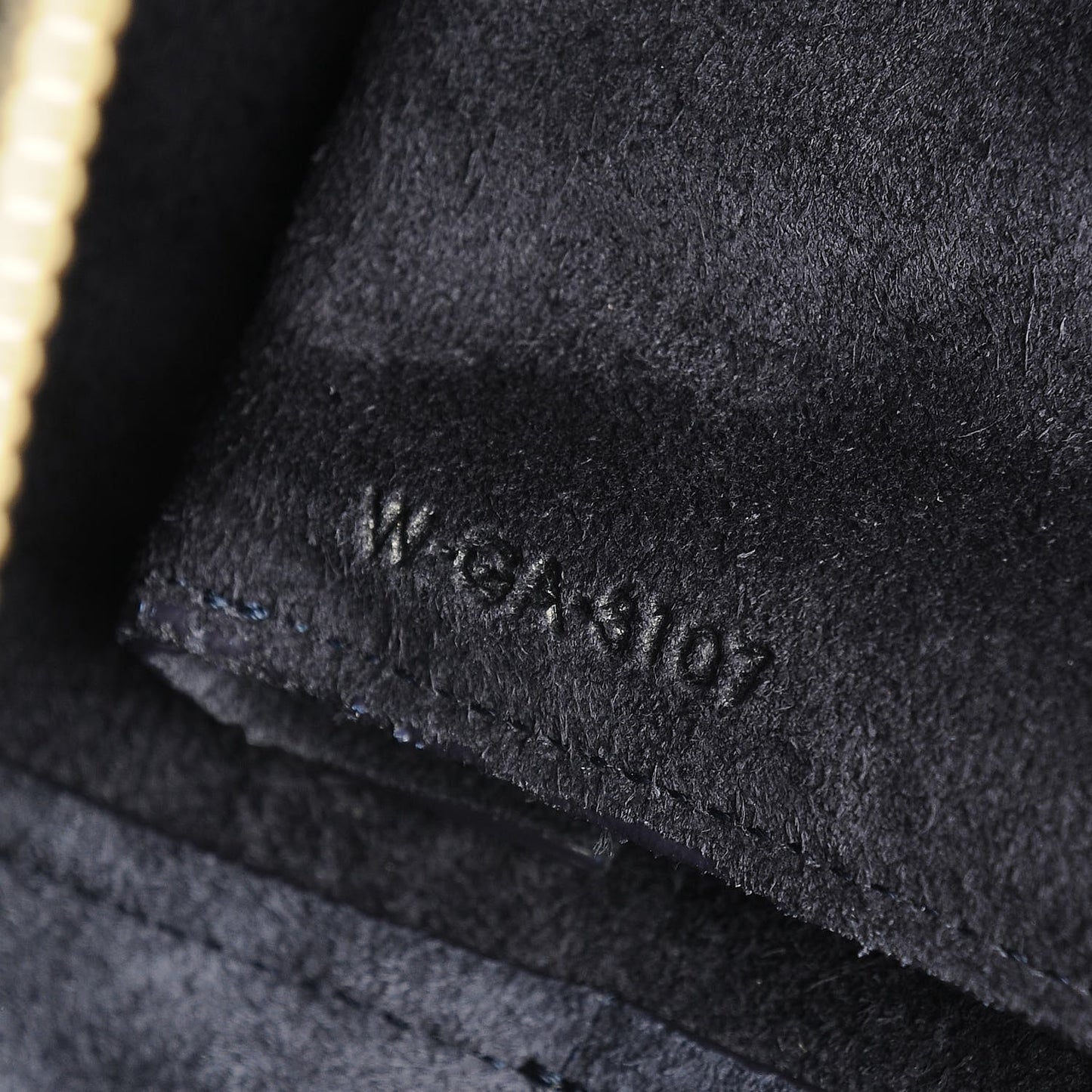 Baby Grained Calfskin Micro Belt Bag Midnight