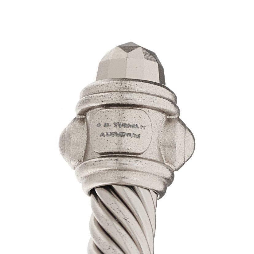 Aluminum 5mm Renaissance Bracelet Silver