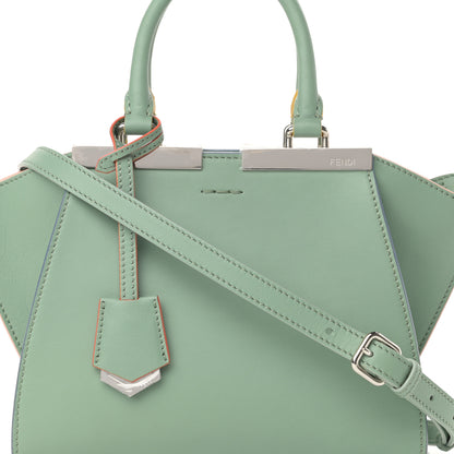 Fendi Vitello Dolce Mini 3jours Tote Menta 7 of 12