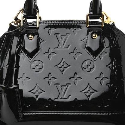 Louis Vuitton Vernis Alma BB Noir Magnetique 8 of 11