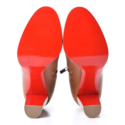 Christian Louboutin Calfskin Adox 85 Ankle Boots 39.5 Caramel 6 of 8