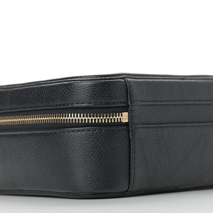 Chanel Caviar Quilted Medium CC Filigree Vanity Case Black 8 of 9