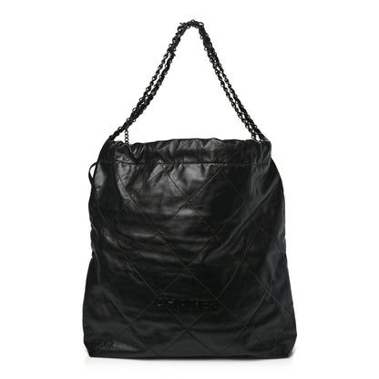 Chanel Shiny Calfskin Quilted Large Chanel 22 So Black 1 of 11
