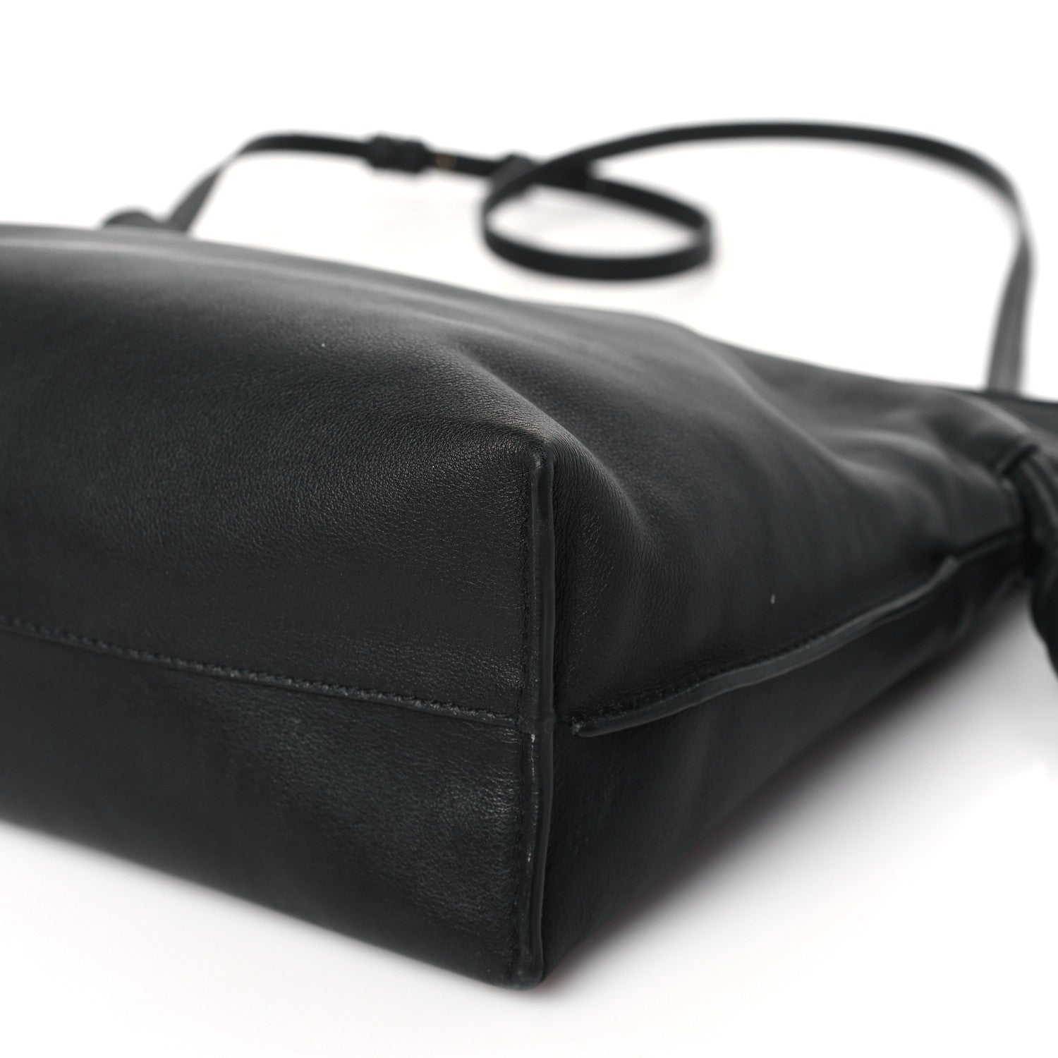 Loewe Nappa Flamenco Knot Clutch Black 10 of 12