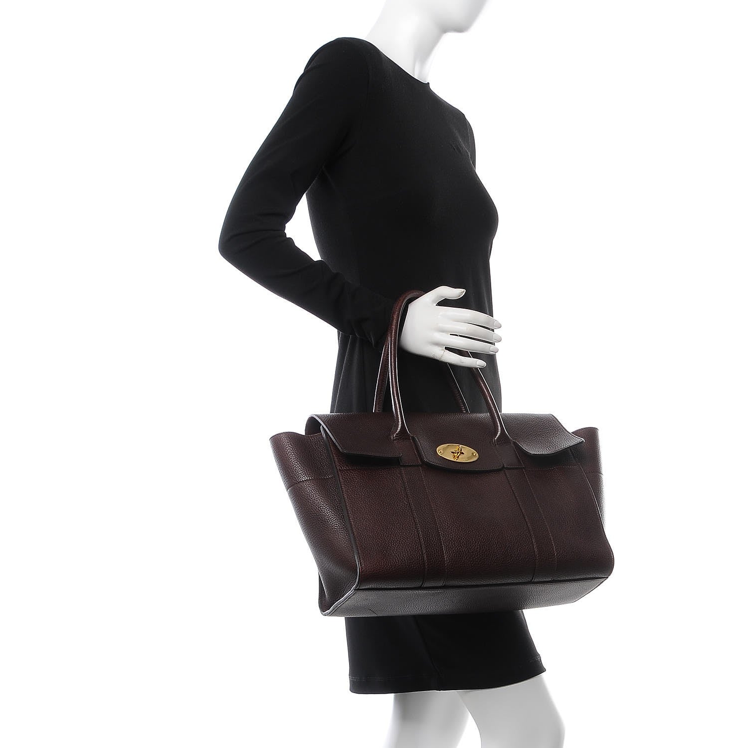 Mulberry Natural Grain Calfskin New Bayswater Oxblood 2 of 9