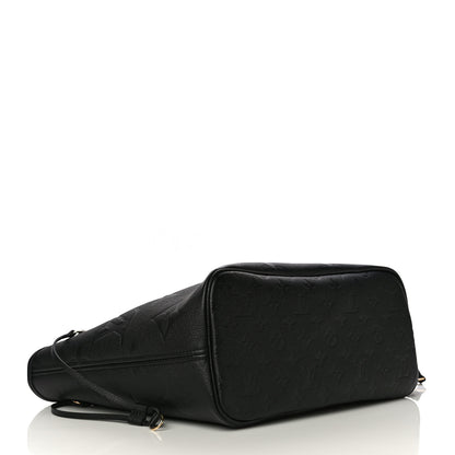 Louis Vuitton Empreinte Monogram Giant Neverfull MM Black 4 of 10