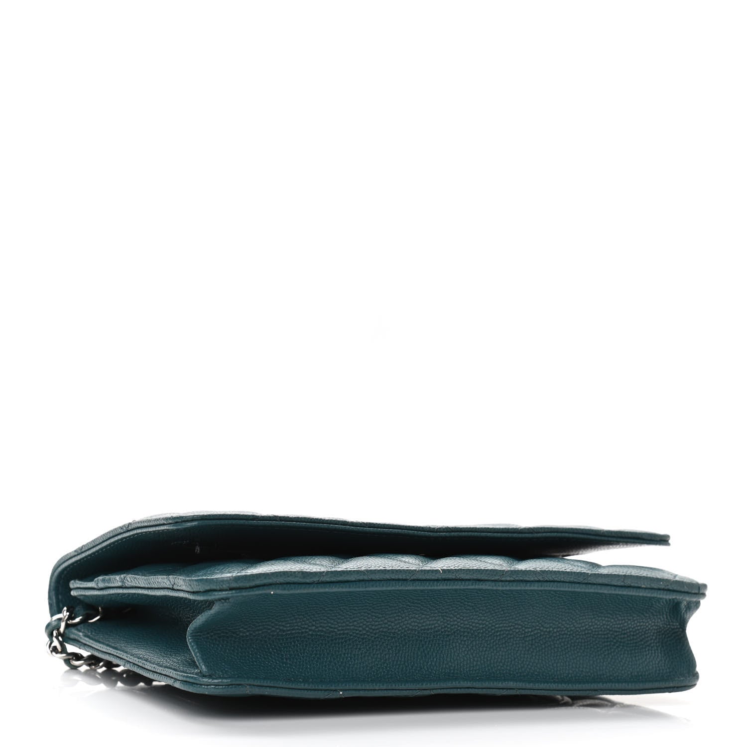 Chanel Caviar Quilted Wallet On Chain WOC Turquoise 7 of 21