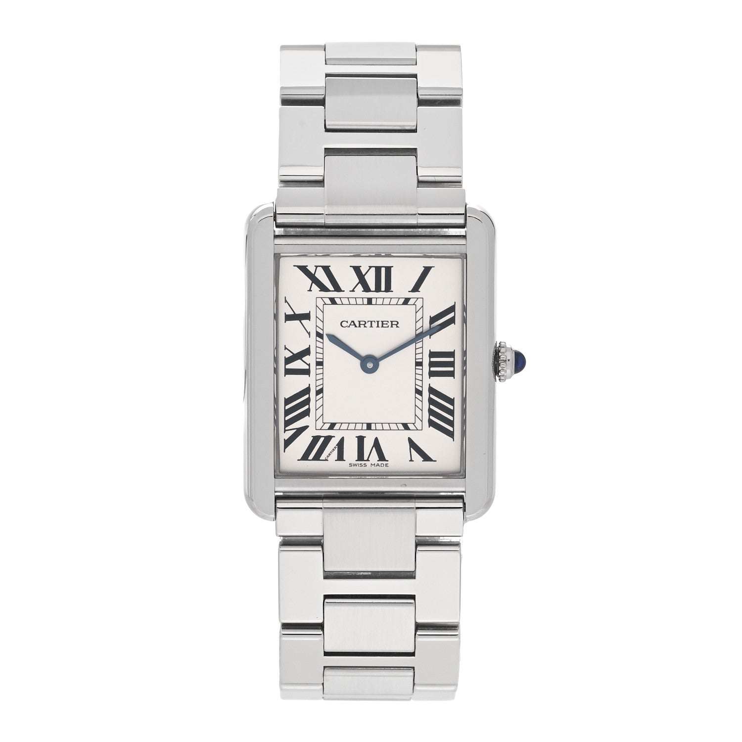 Cartier Stainless Steel 27mm Tank Solo Quartz Watch 1 of 4