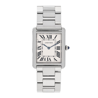Cartier Stainless Steel 27mm Tank Solo Quartz Watch 1 of 4
