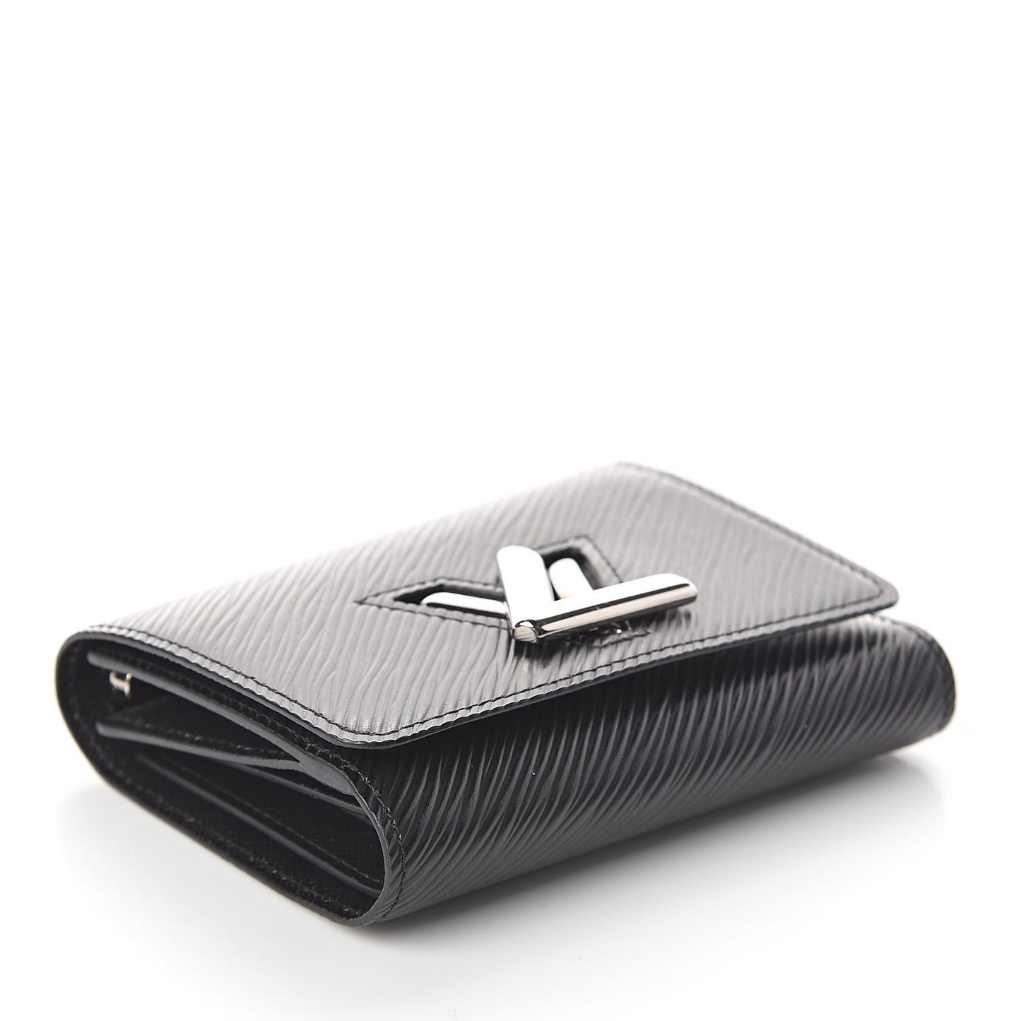 Epi Twist Compact Wallet Black