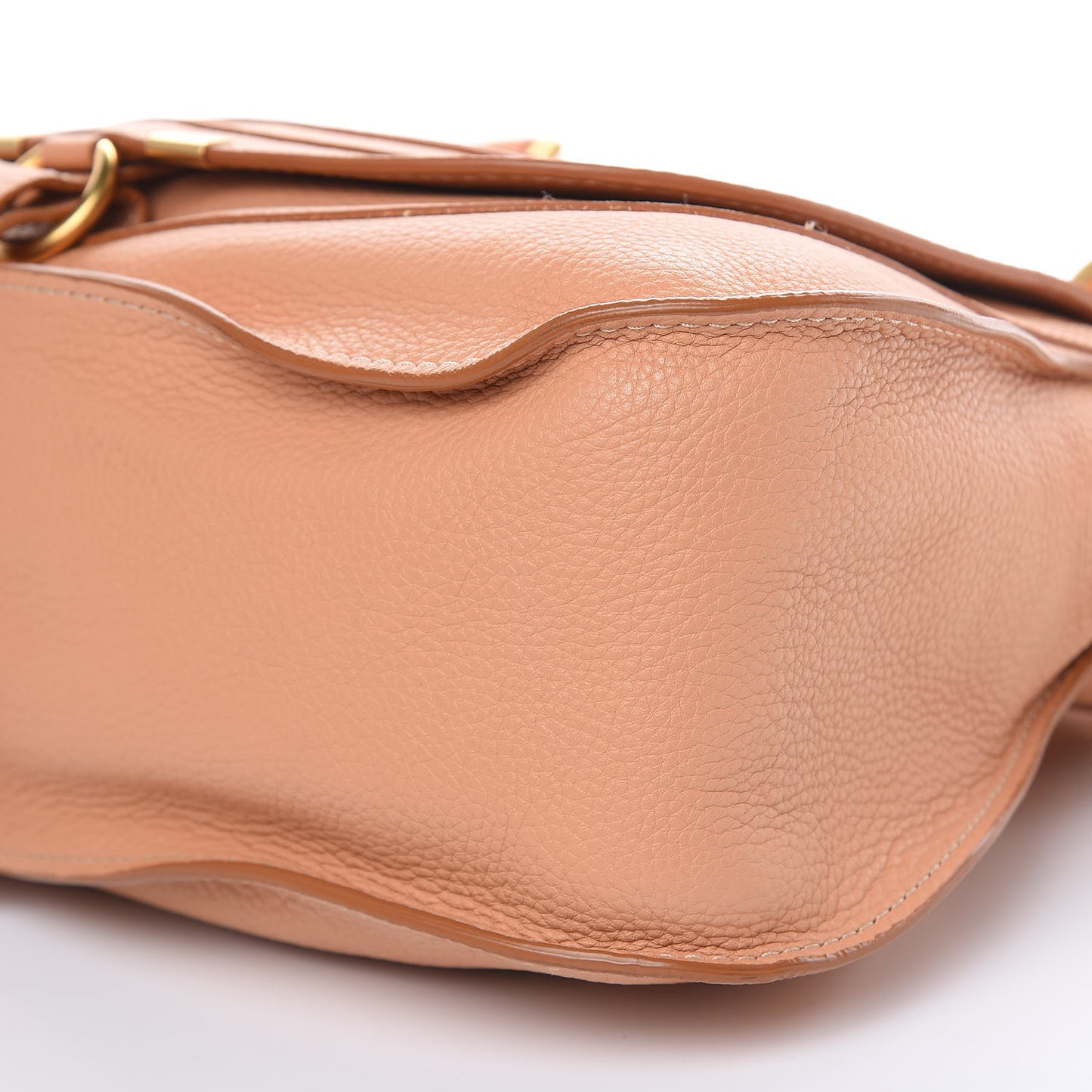 Calfskin Medium Marcie Satchel Coral Sands
