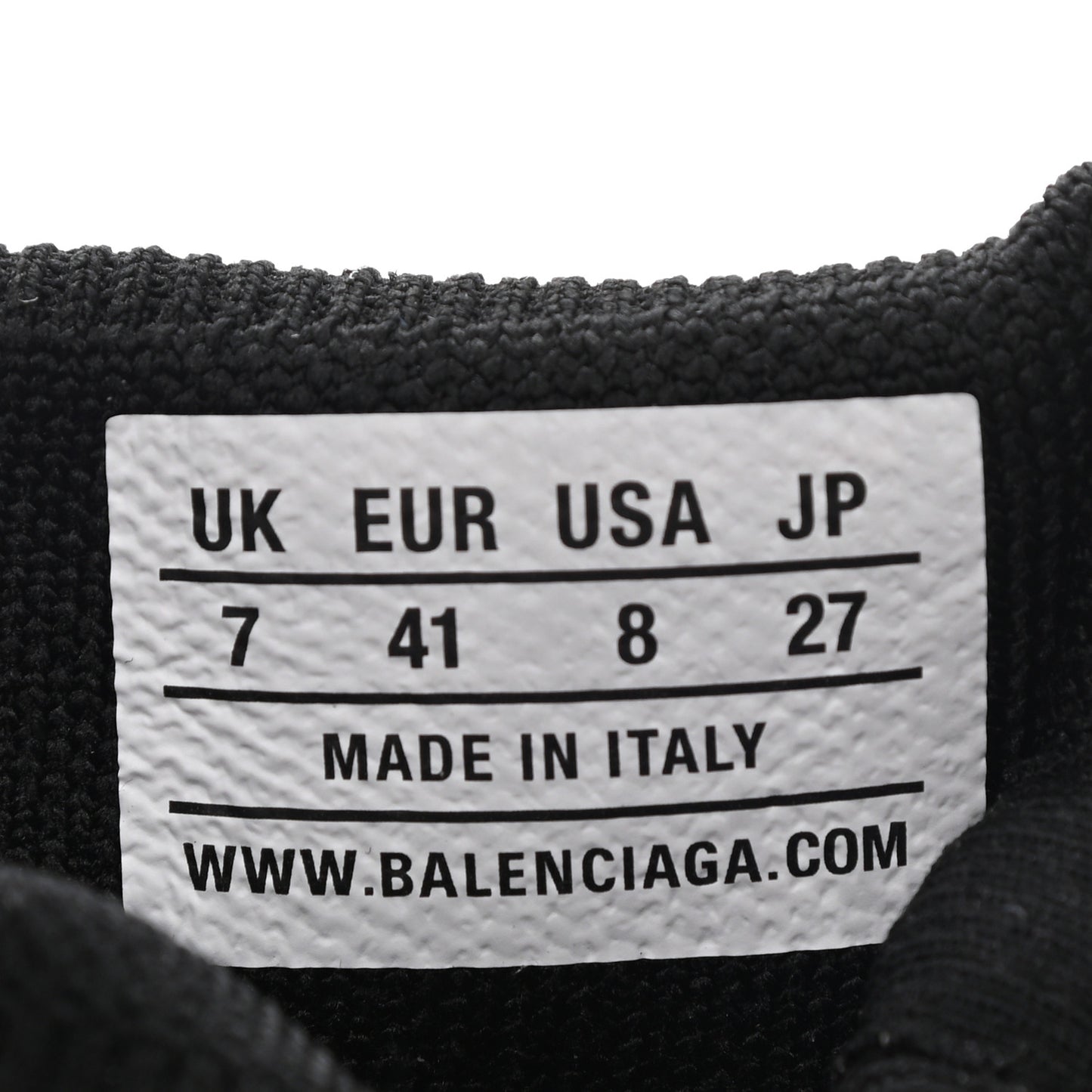 Neoprene Knit Womens Speed Sneakers 41 Black White