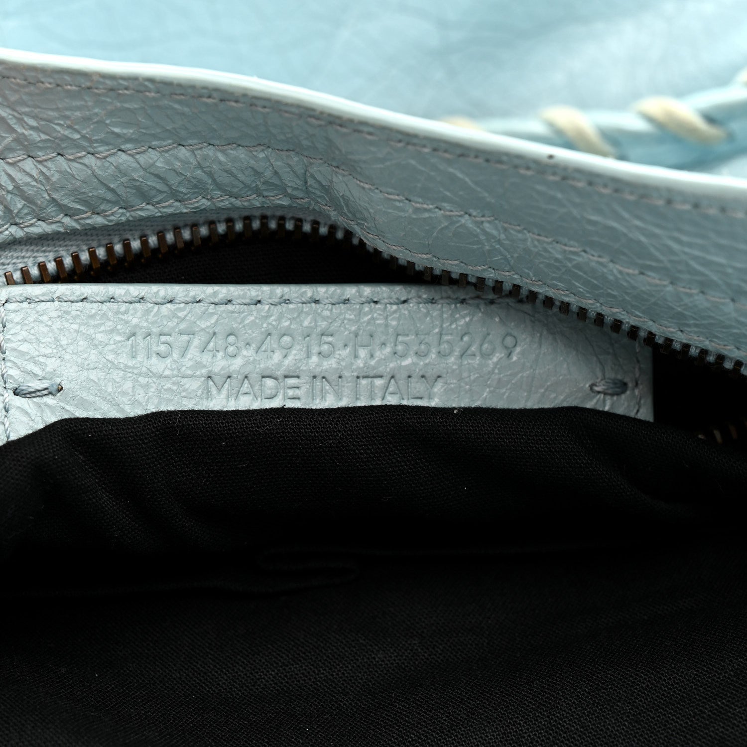 Balenciaga Agneau Classic Hardware City Bleu Dragee 8 of 11