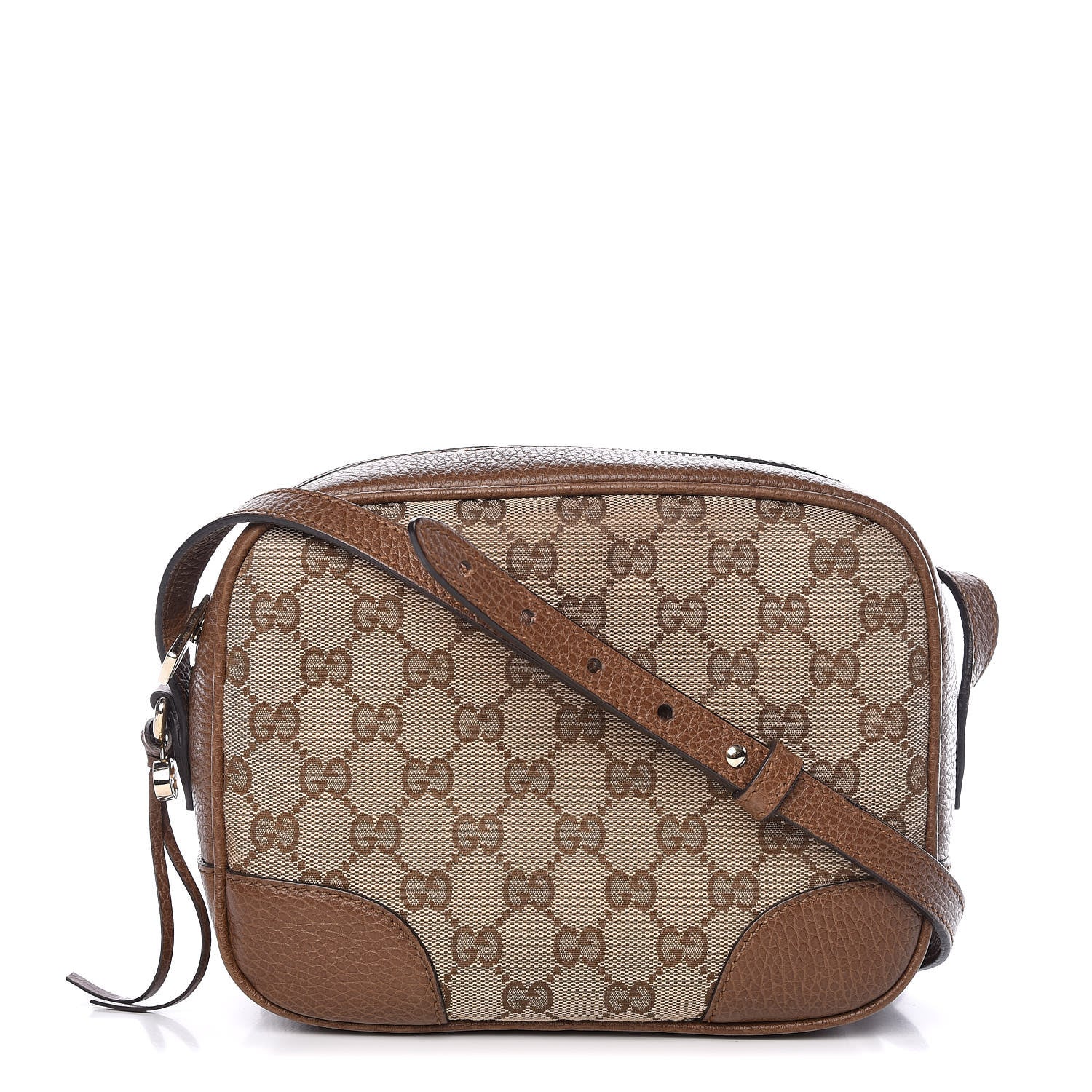 Gucci Monogram Mini Bree Messenger Bag Beige Tabacco 1 of 12