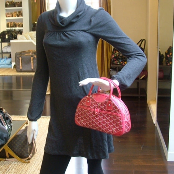 Goyard Saint Jeanne PM Mini Bowler Red 2 of 8