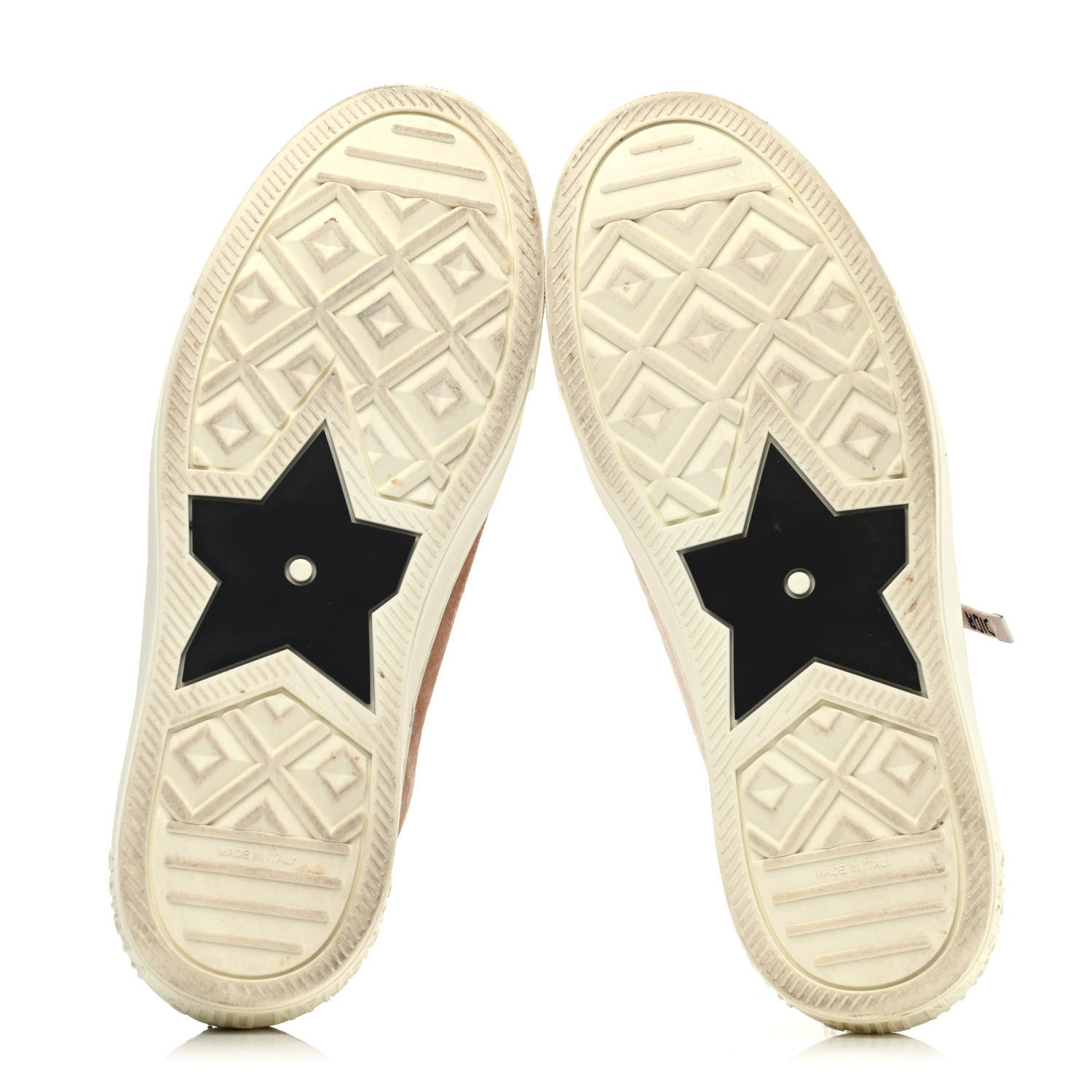 Christian Dior Velvet Walk'N'Dior Low Top Sneakers 36 Nude 4 of 4