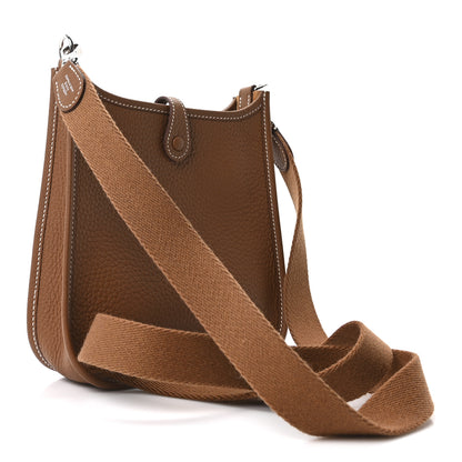 Hermes Taurillon Clemence Evelyne TPM Gold 3 of 11