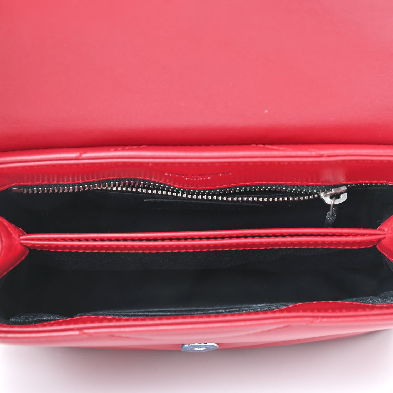 Saint Laurent Calfskin Y Quilted Monogram Toy Loulou Crossbody Bag New Lipstick 5 of 10