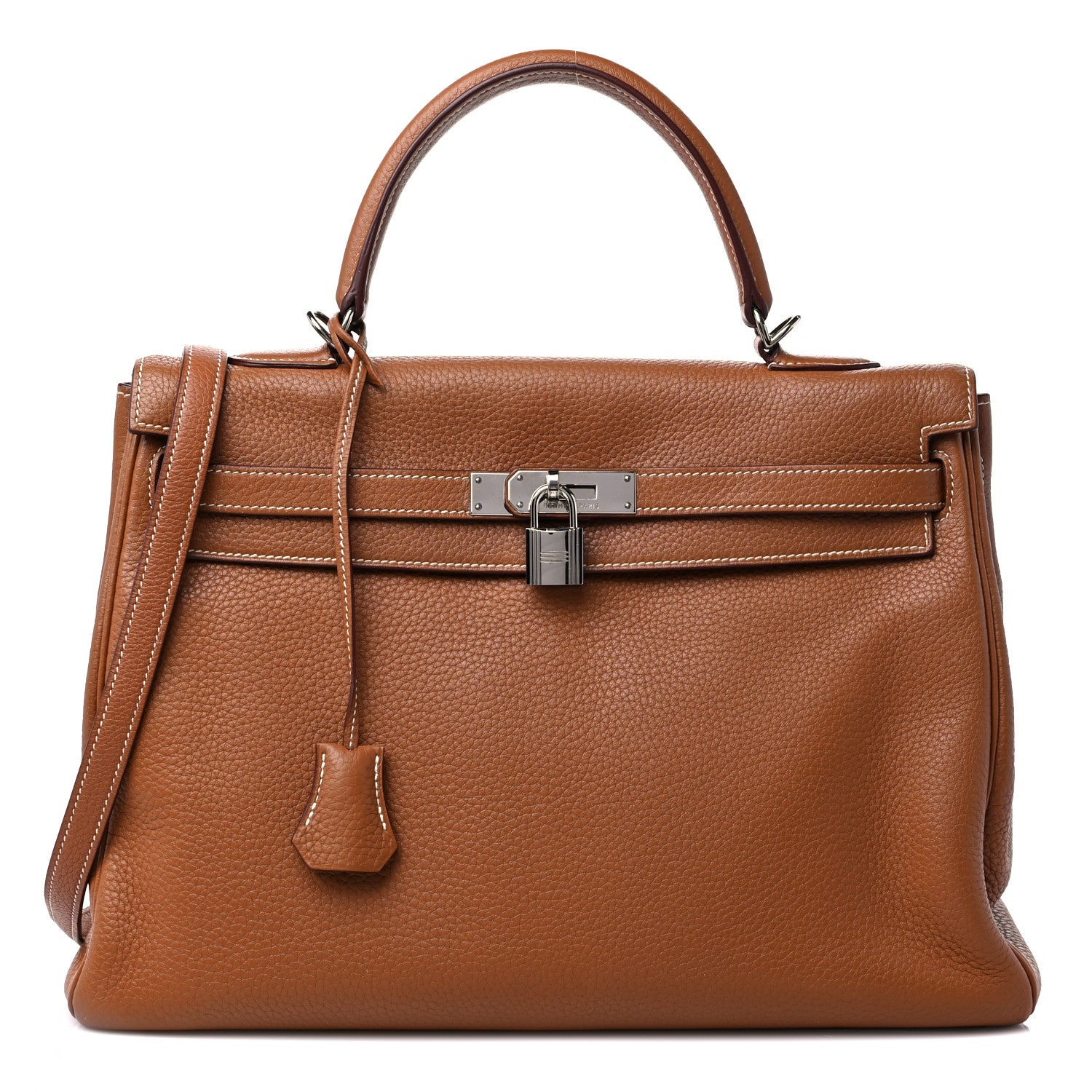 Hermes Togo Kelly Retourne 35 Gold 1 of 16