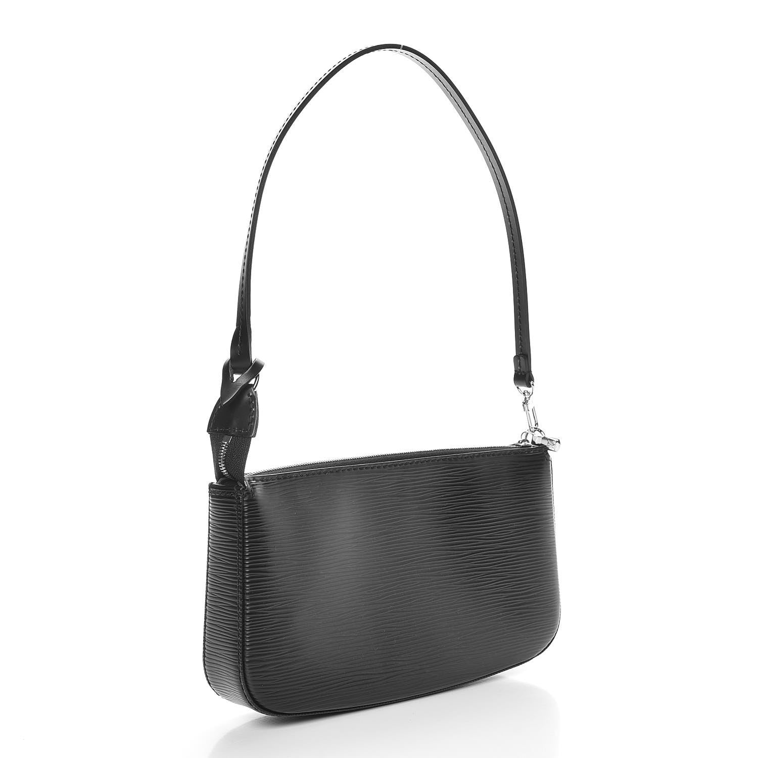 Louis Vuitton Epi Pochette Accessories NM Black 3 of 7