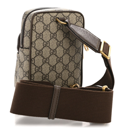 Gucci GG Supreme Monogram Web Mini Ophidia Messenger Brown 3 of 11