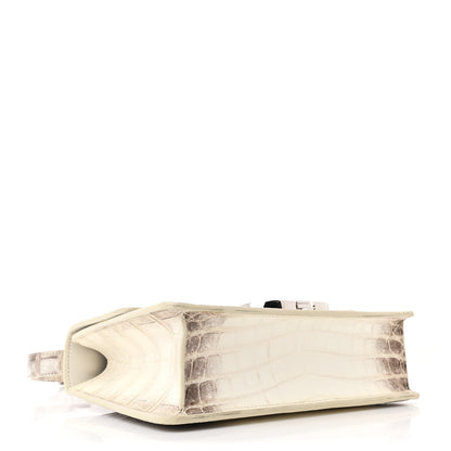 Christian Dior Niloticus Crocodile Himalaya 30 Montaigne Flap Bag Latte 4 of 10