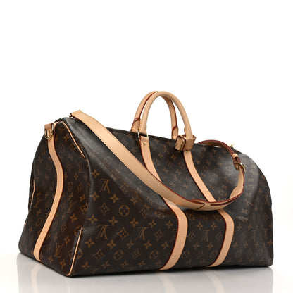 Louis Vuitton Monogram Keepall Bandouliere 55 3 of 10