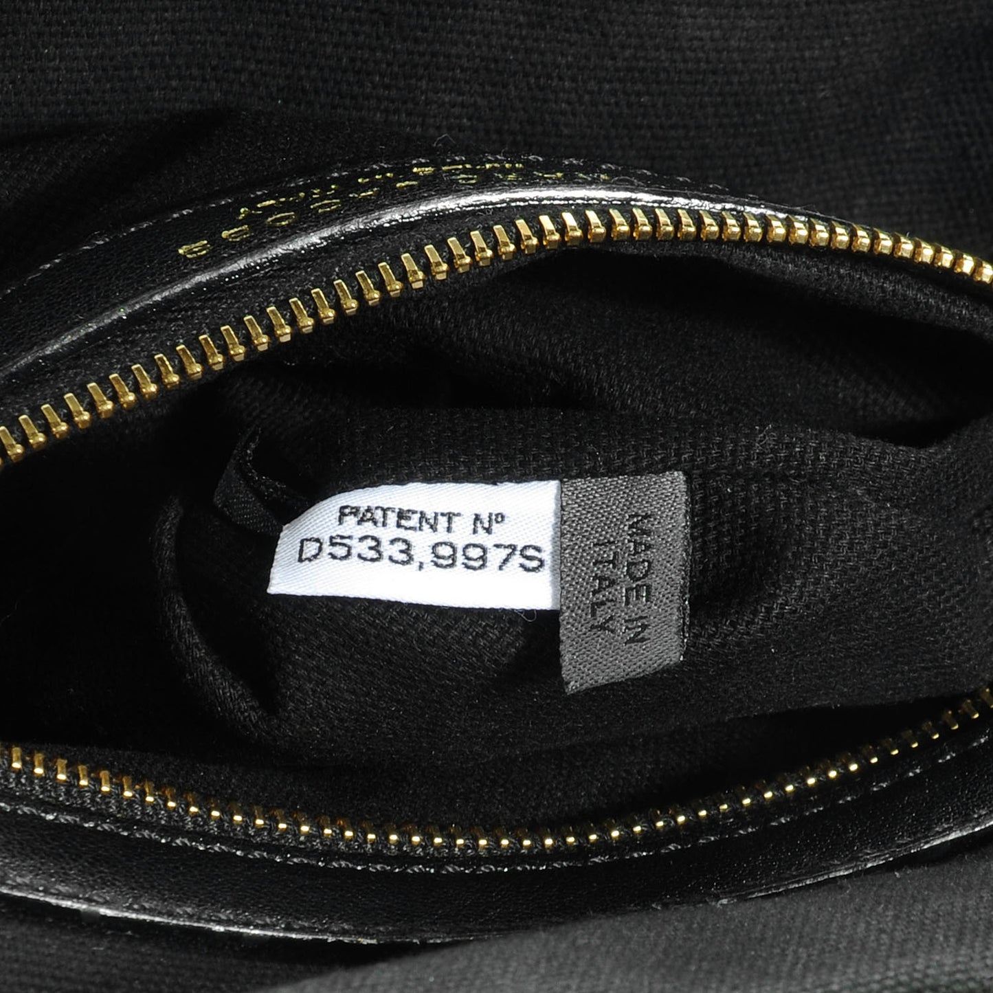 Quilted Leather Stam Black