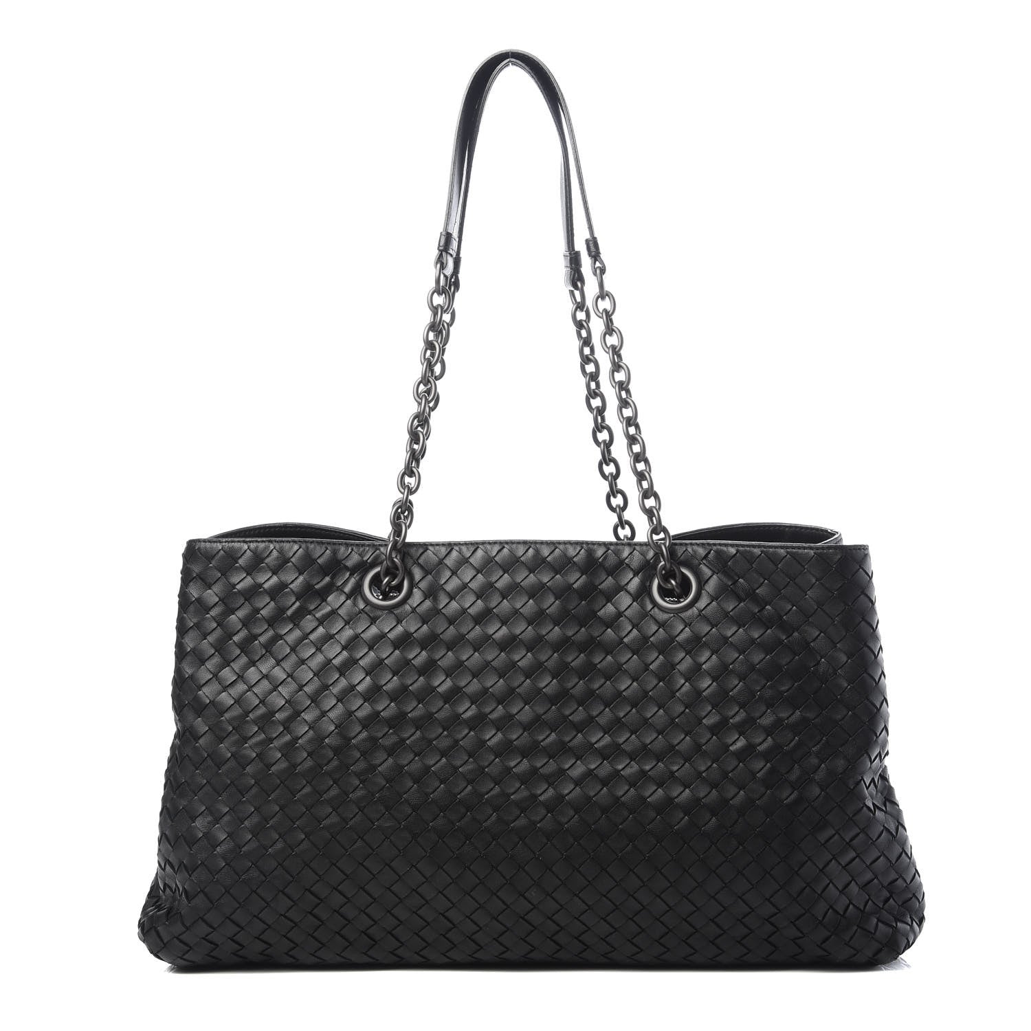 Bottega Veneta Nappa Intrecciato Large Tote Black 1 of 12