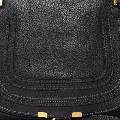 Chloe Calfskin Medium Marcie Satchel Black 9 of 9