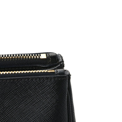 Prada Saffiano Medium Galleria Double Zip Tote Black 11 of 12