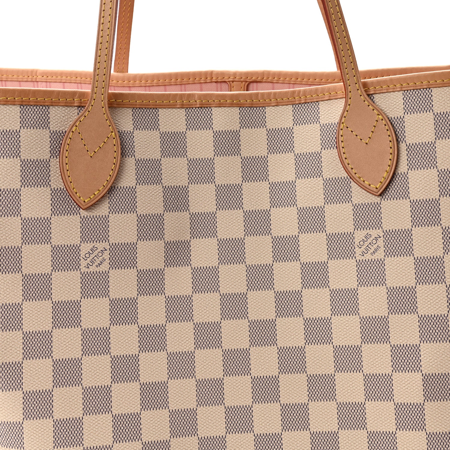 Louis Vuitton Damier Azur Neo Neverfull GM Rose Ballerine 8 of 10