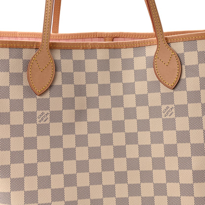 Louis Vuitton Damier Azur Neo Neverfull GM Rose Ballerine 8 of 10