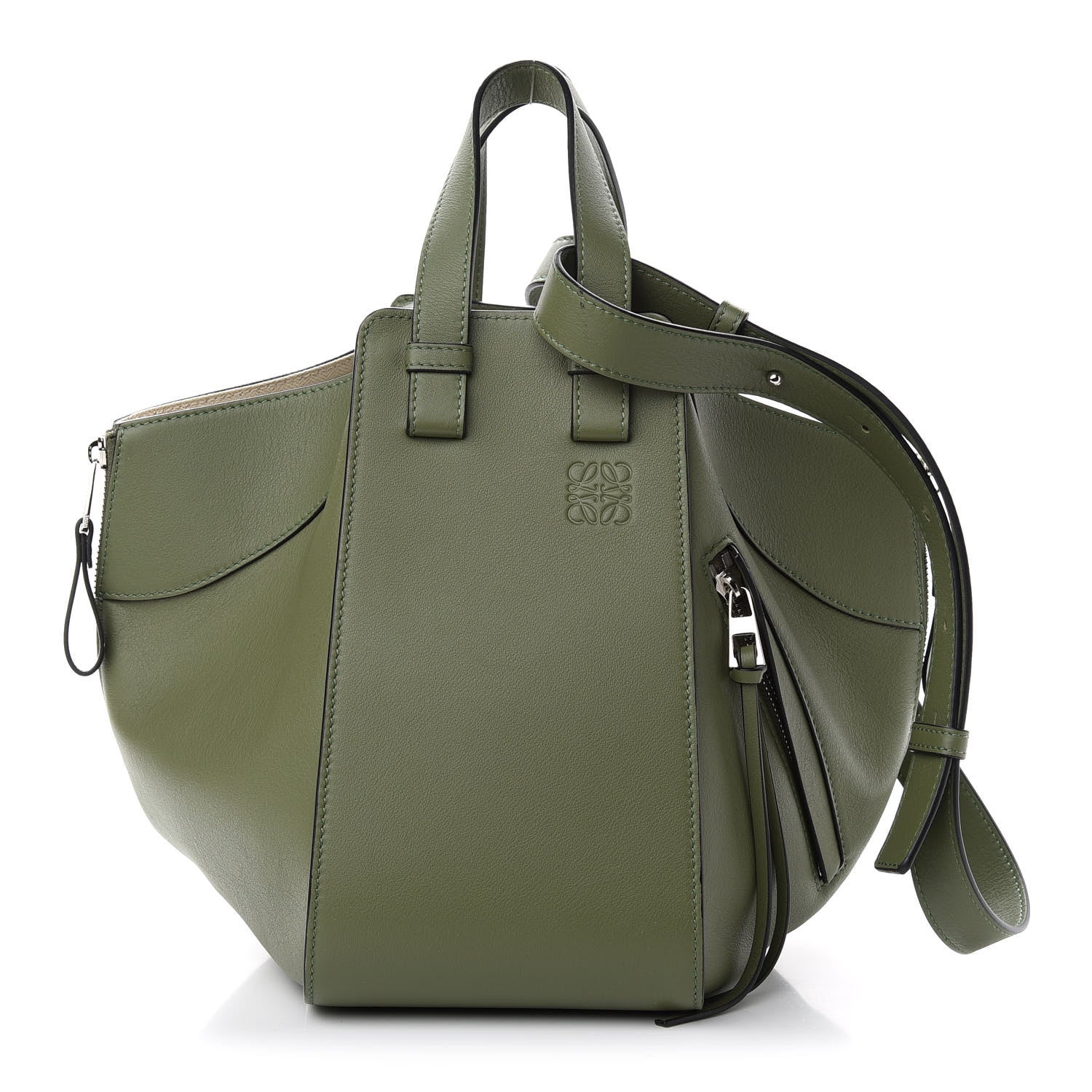 Loewe Calfskin Small Hammock Shoulder Bag Avocado 1 of 10